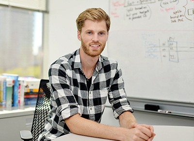 Office photo of a young manager