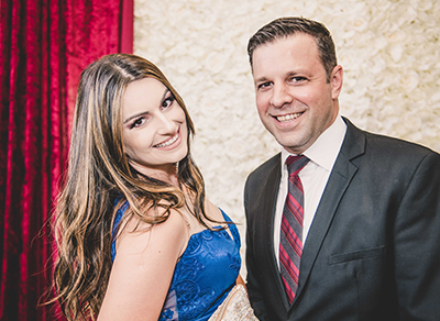 Guests photoshoot at a birthday party